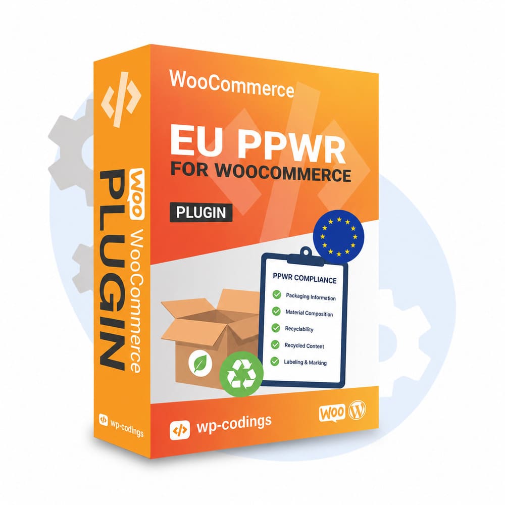 EU PPWR for WooCommerce - WordPress Plugin - Produktbild